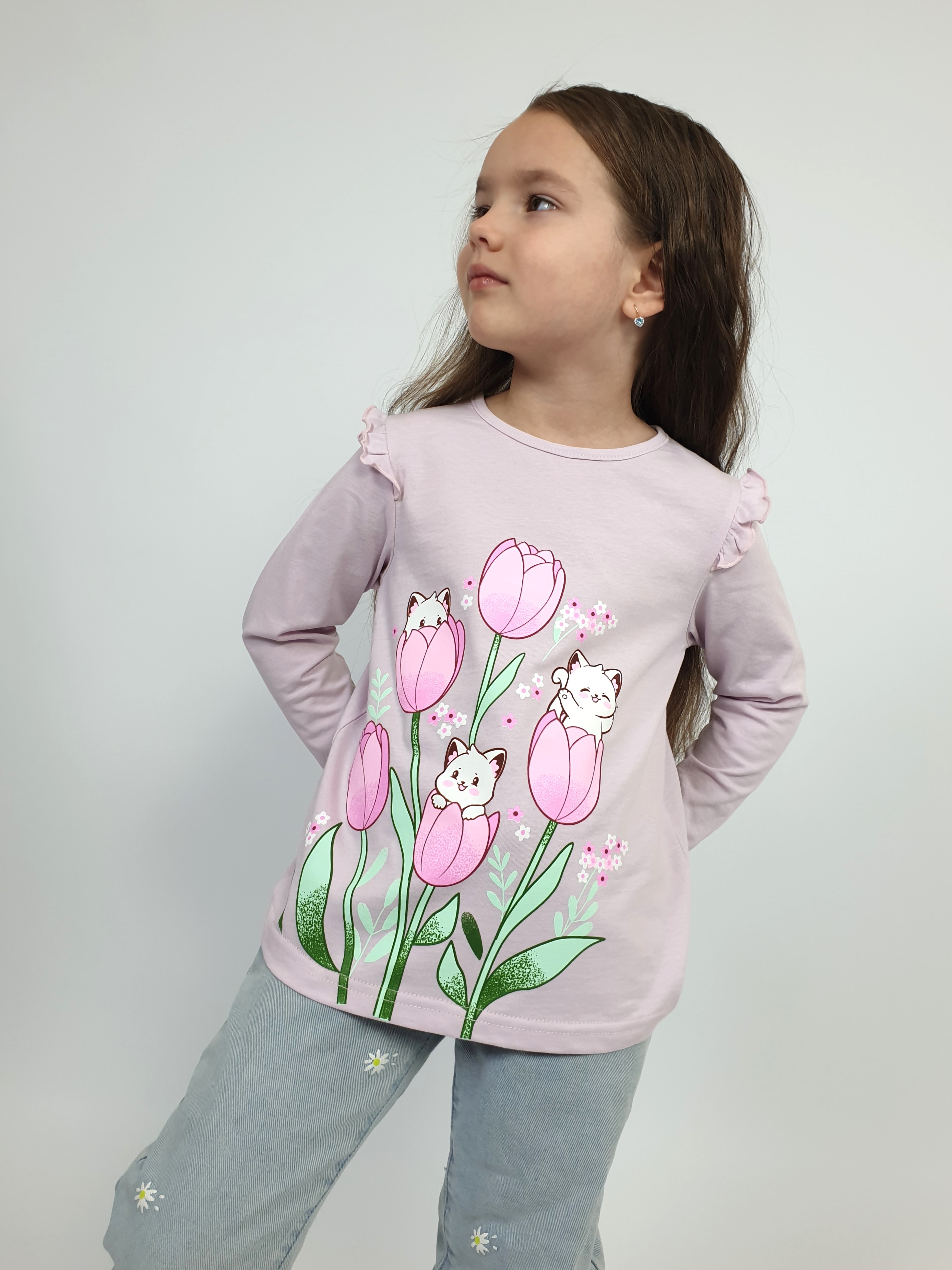 Лонгслив Luneva 4-126-1. - фото 1