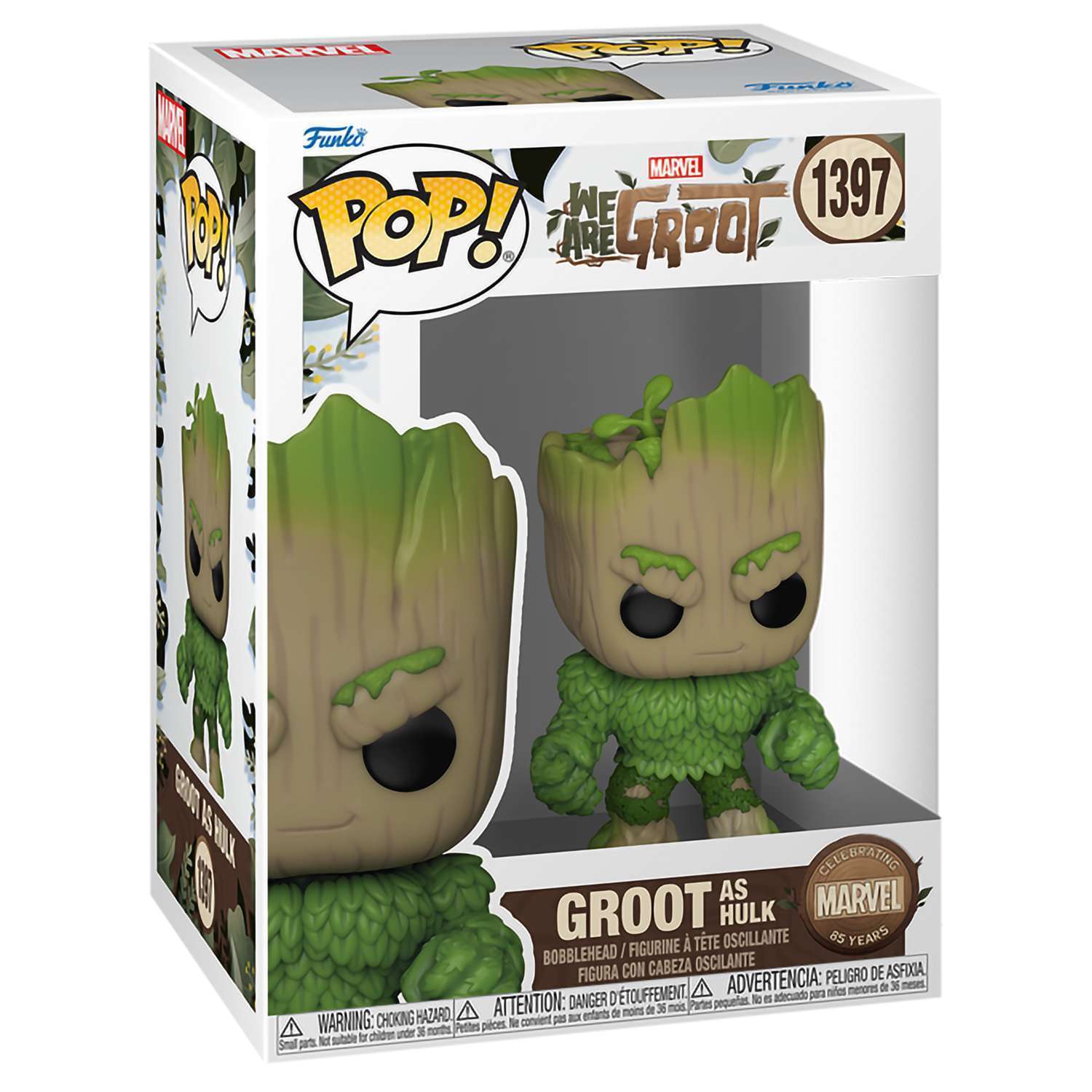 Фигурка Funko Marvel Groot as Hulk - фото 2