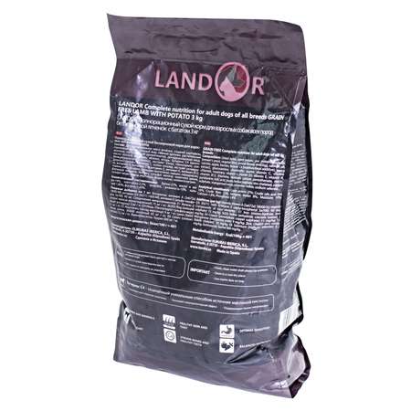 Корм для собак Landor беззерновой ягненок и батат 3кг