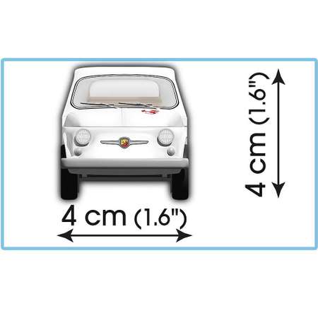 Конструктор COBI Автомобиль Fiat Abarth блочный