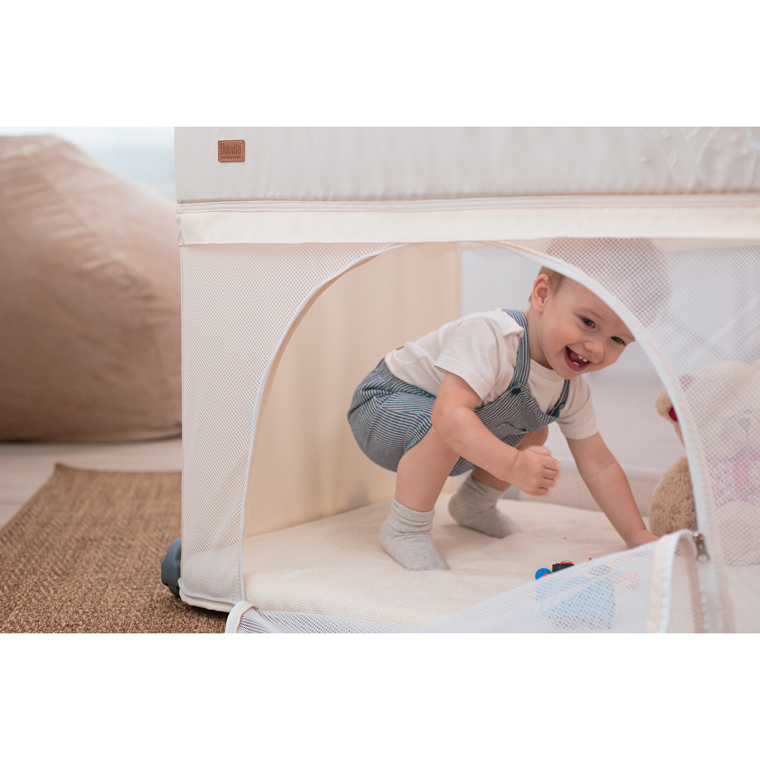 Колыбель Nuovita Accanto Calma хаки - фото 16