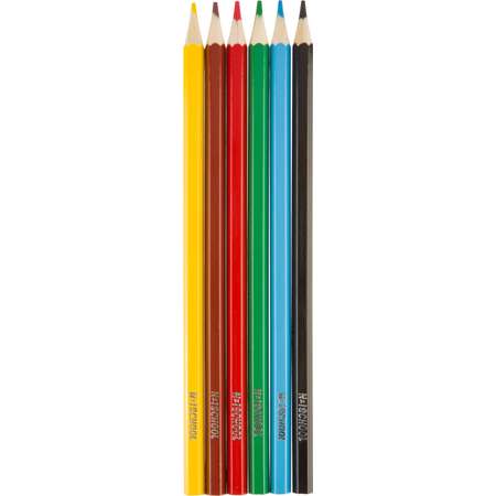Карандаши цветные №1 School 6 шт.
