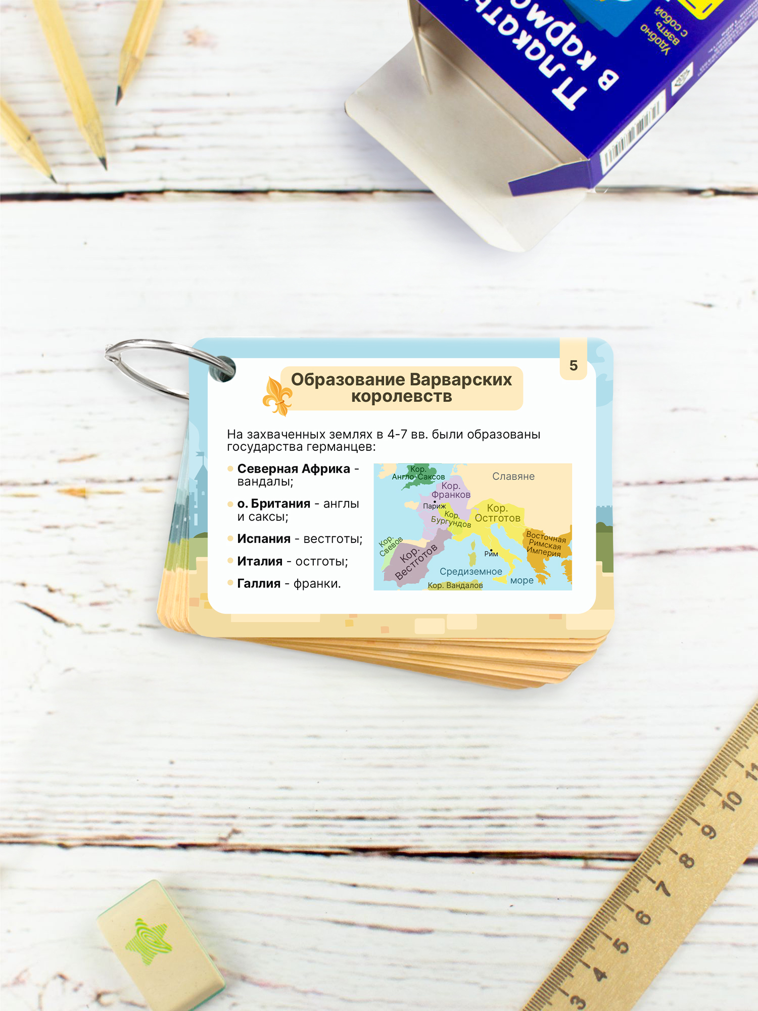 Карточки Выручалкин История 6 класс - фото 2