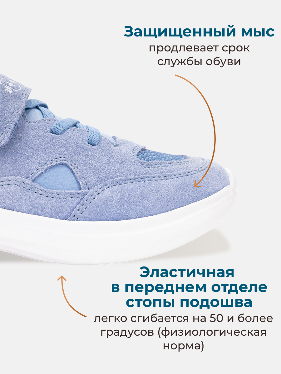 Кроссовки ORTMANN 7.114-Langen-голубой - фото 8