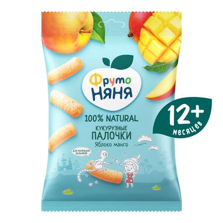 Палочки кукурузные ФрутоНяня яблоко-манго 20г с 12месяцев