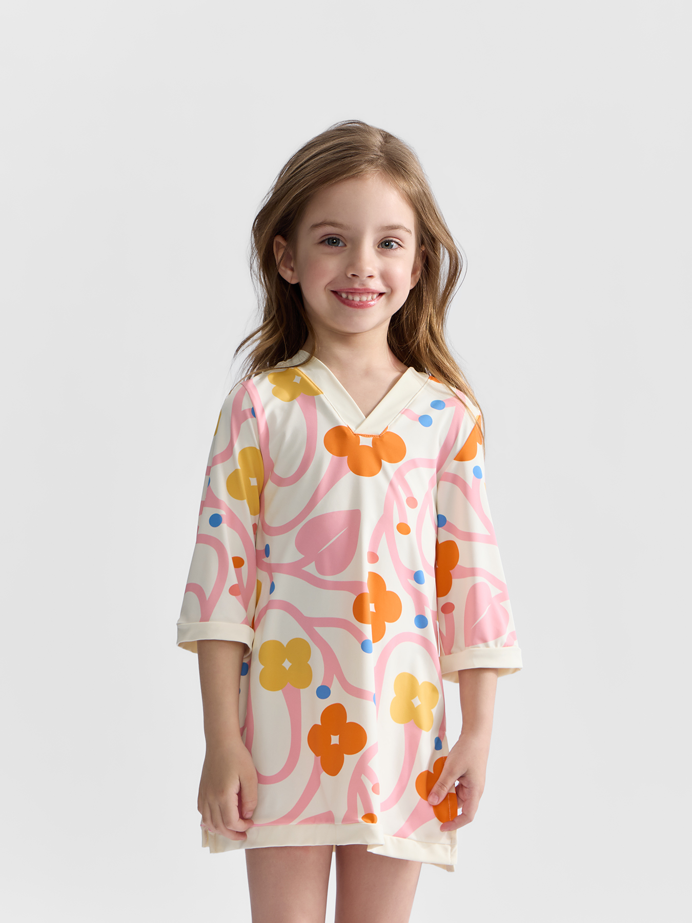 Изображение товара Туника Happy Baby для девочек UPF 50+ с браслетом