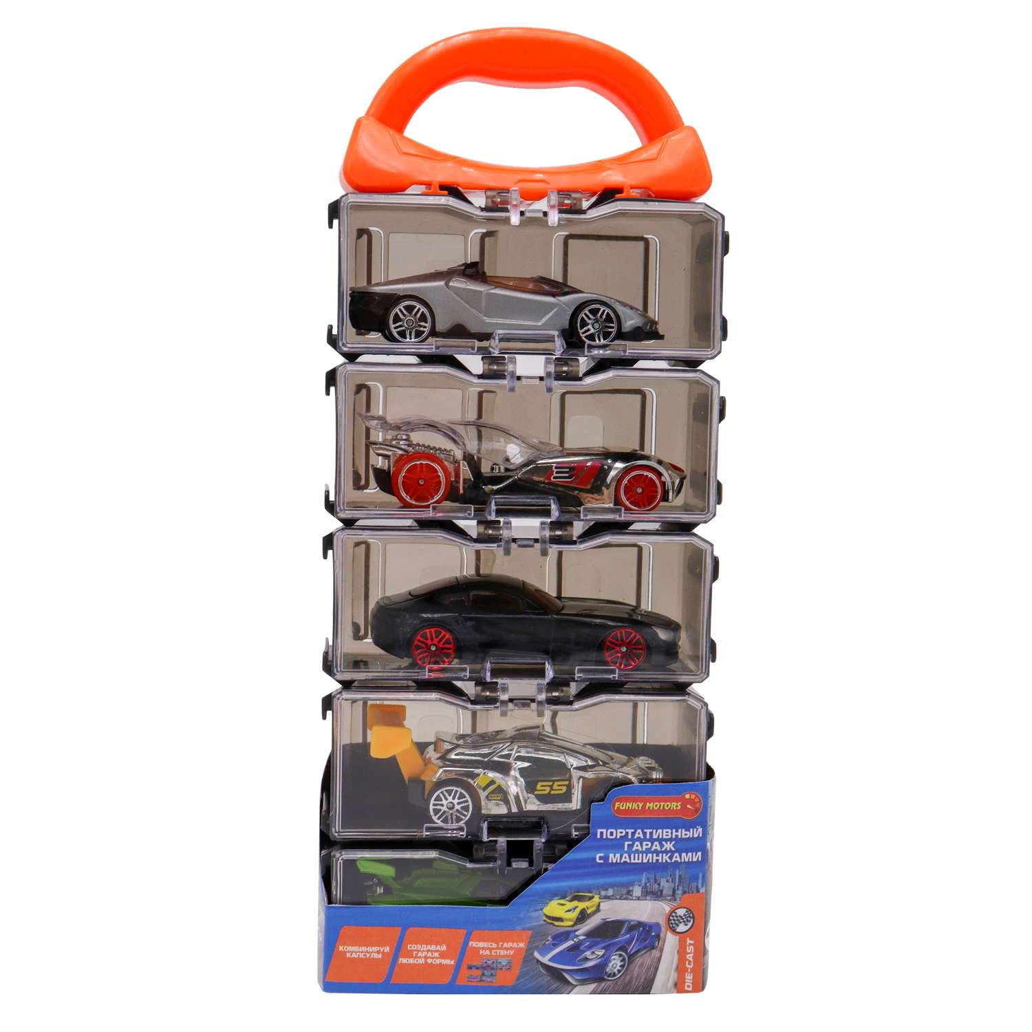 Игровой набор Funky Toys машинок 1:64 FT0726562 - фото 2