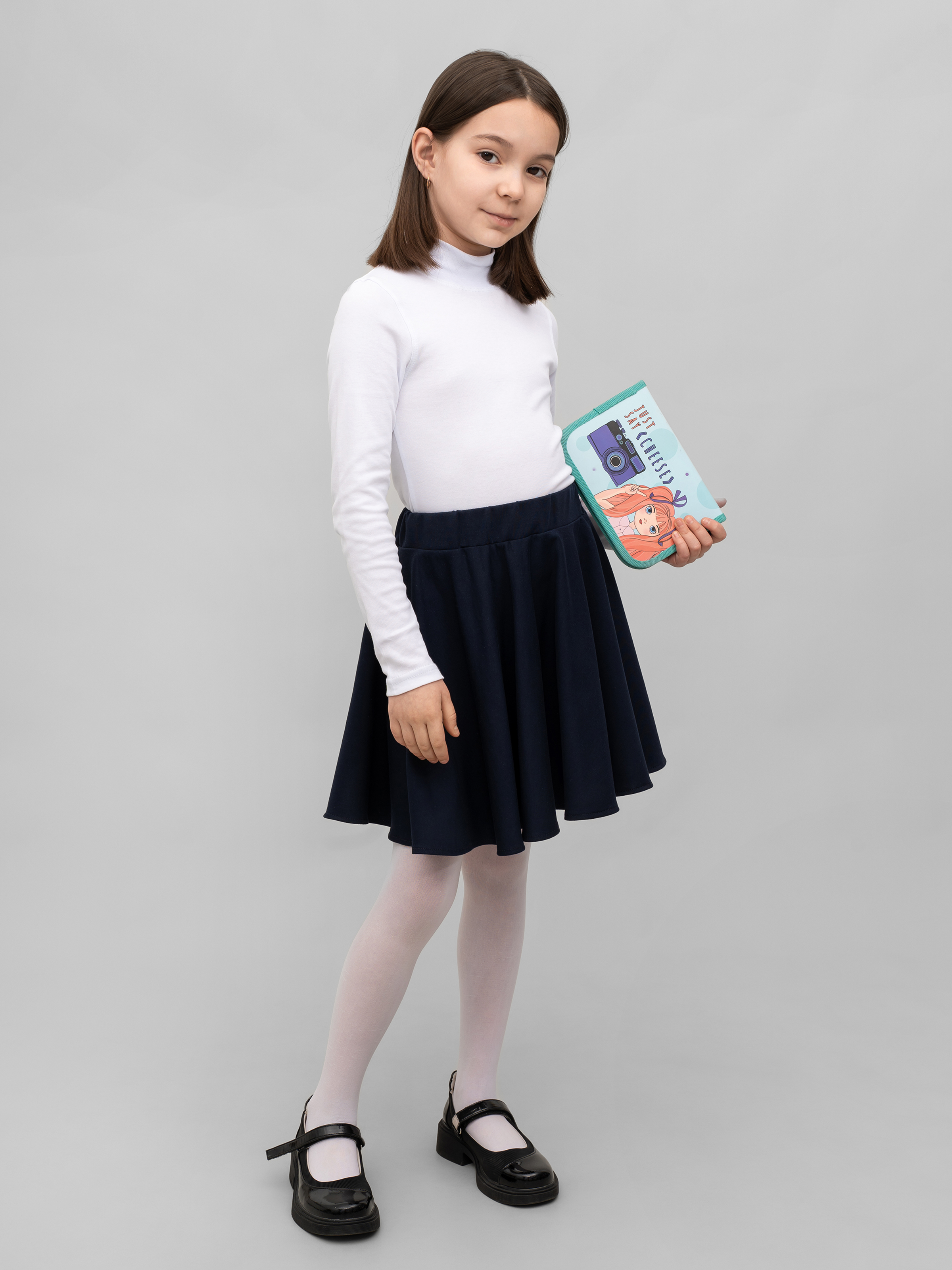 Юбка Утенок 454 т.синий - фото 17