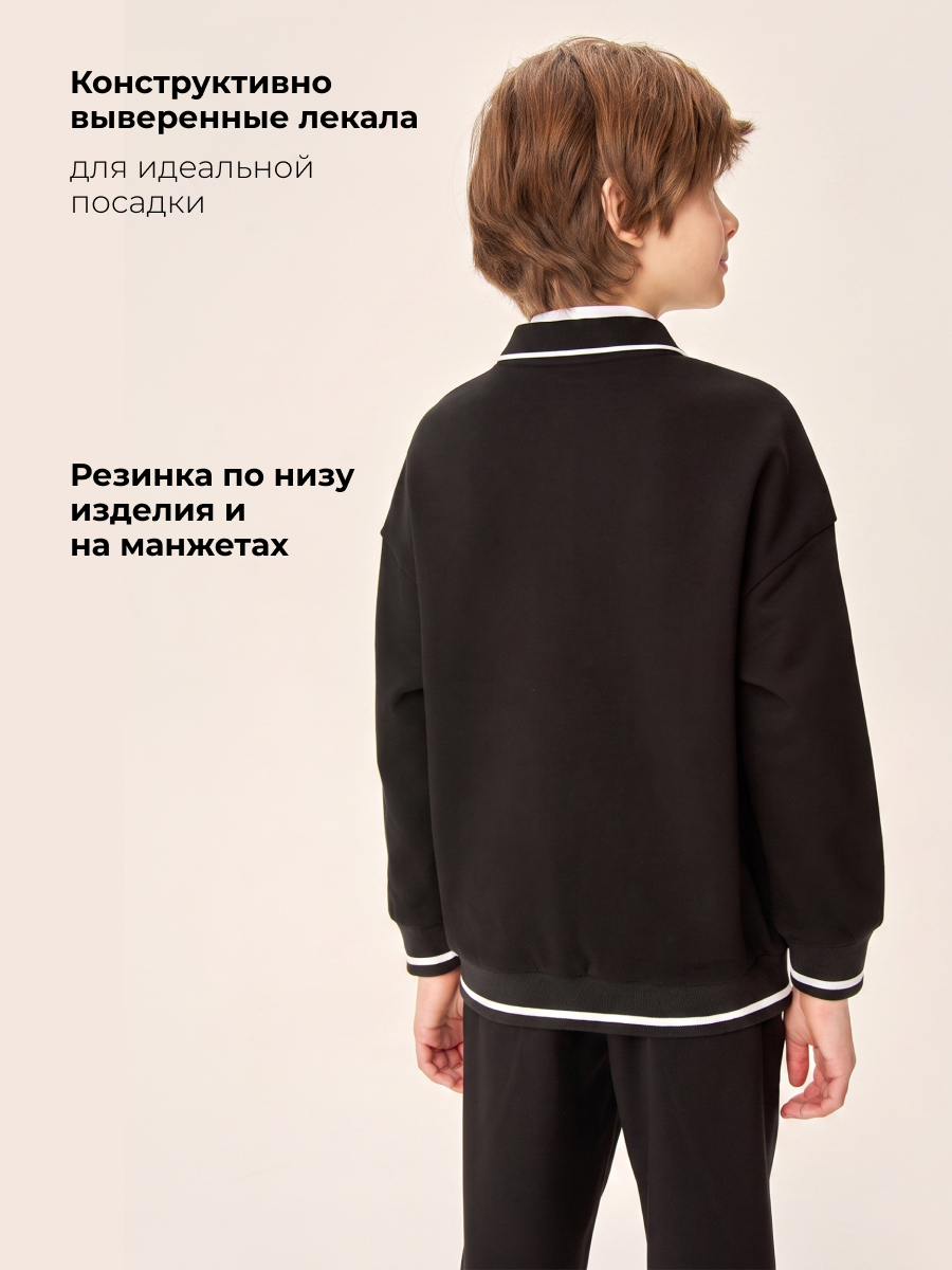 Свитшот NIKASTYLE 4ш70526 черный - фото 4