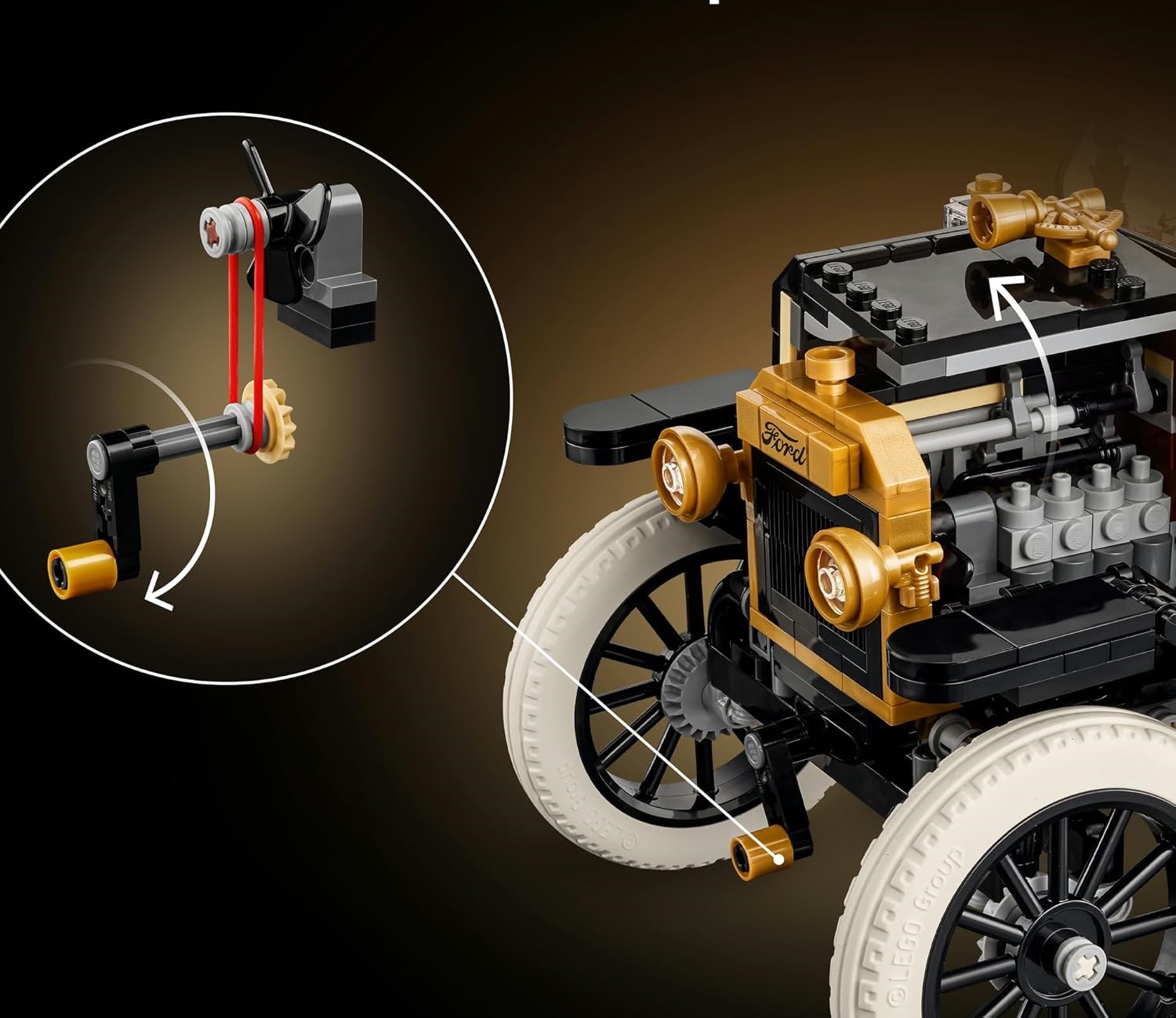 Конструктор LEGO Icons Ford Model T 1060 дет. - фото 7