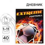 Дневник ArtFox STUDY для 1-11 класса, в интегральной обложке, 40 л. "Extreme football"