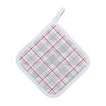 Прихватка Русский дом серый 18*18см