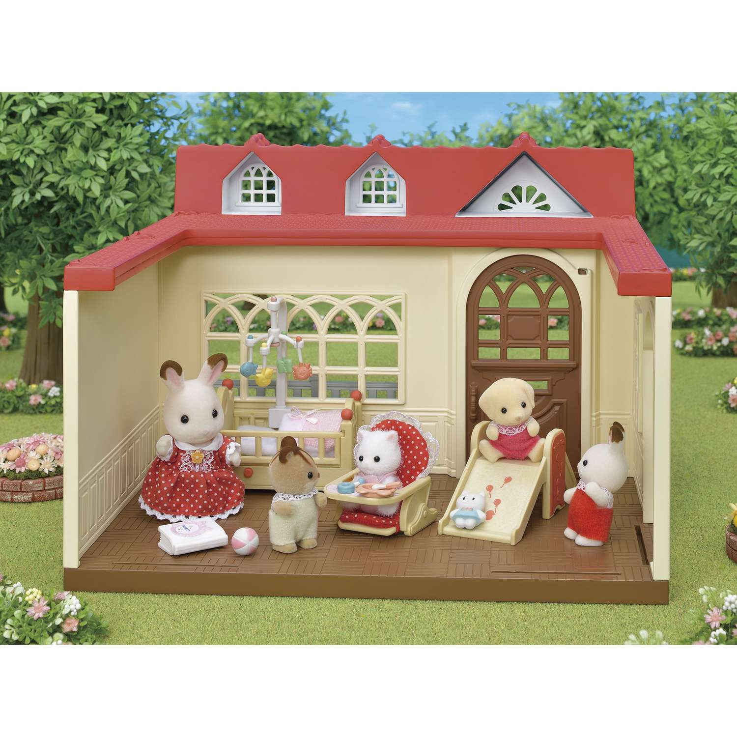 Домик для кукол Sylvanian Families 26 см 5393 - фото 9