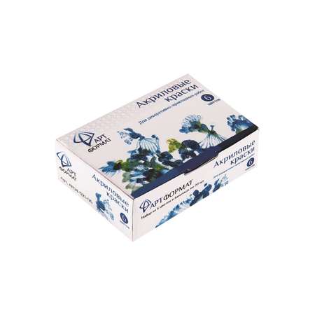 Краски акриловые АРТформат 6 цв.