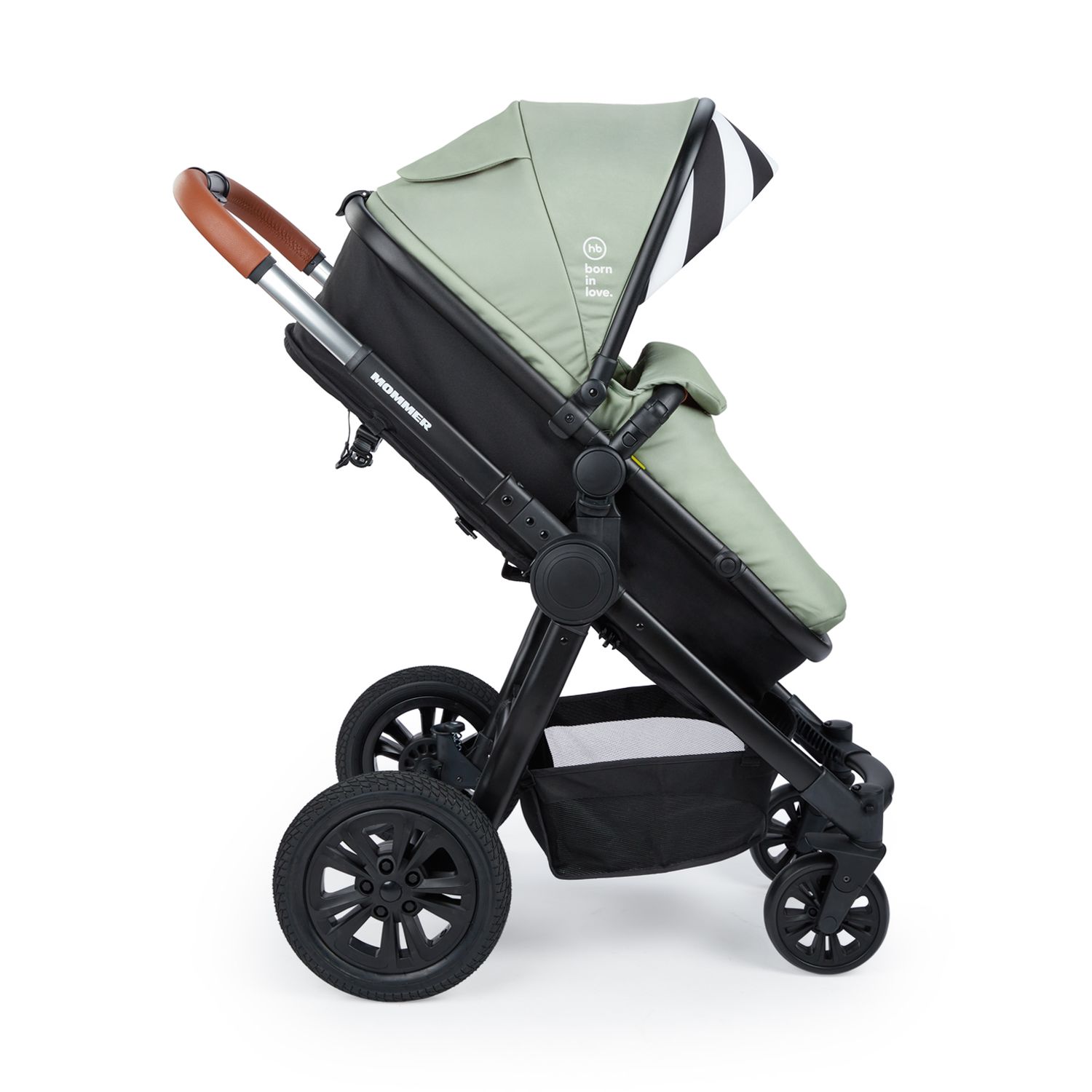Коляска трансформер Happy Baby Mommer Dark Green зеленый - фото 16