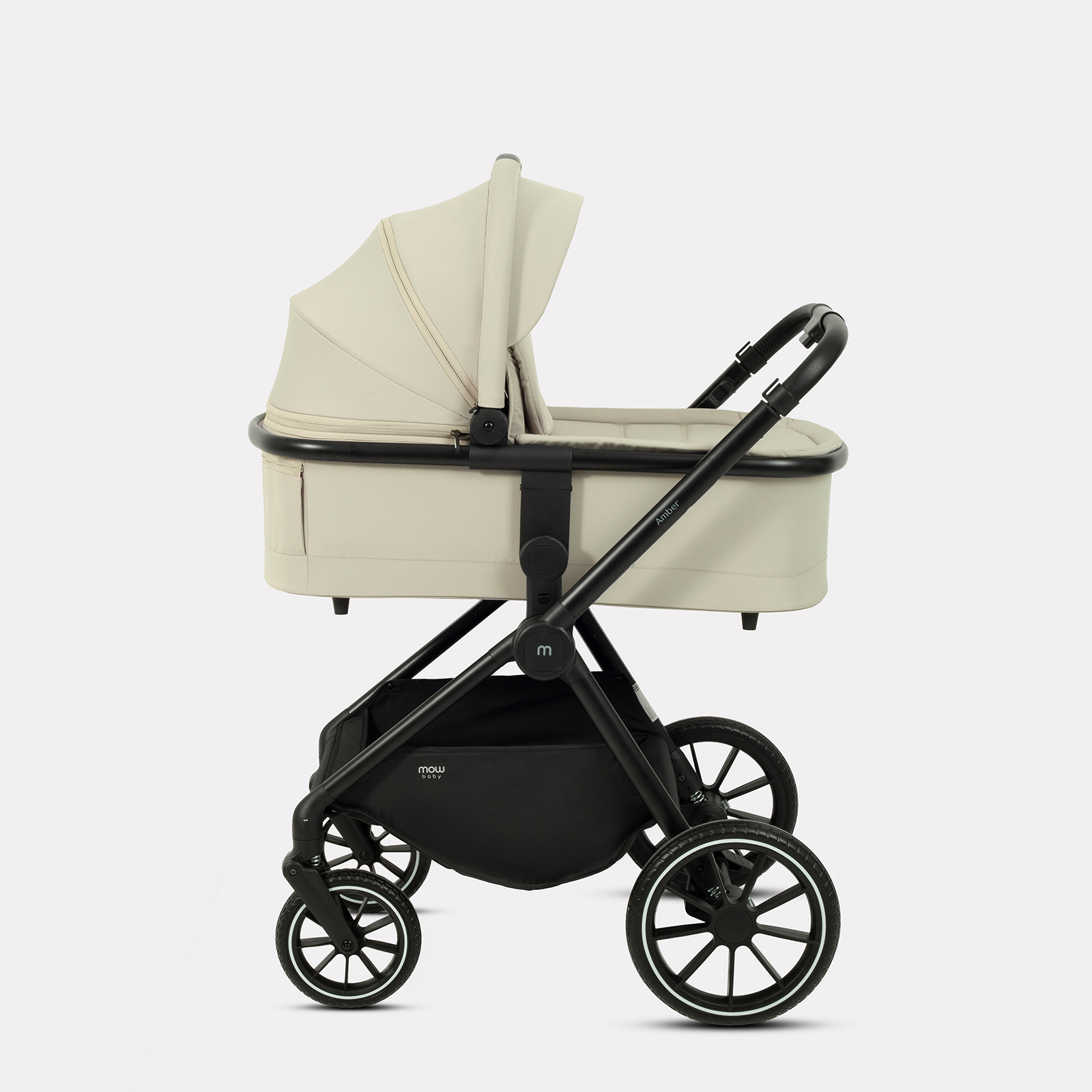 Коляска 3в1 MOWbaby AMBER бежевый - фото 3