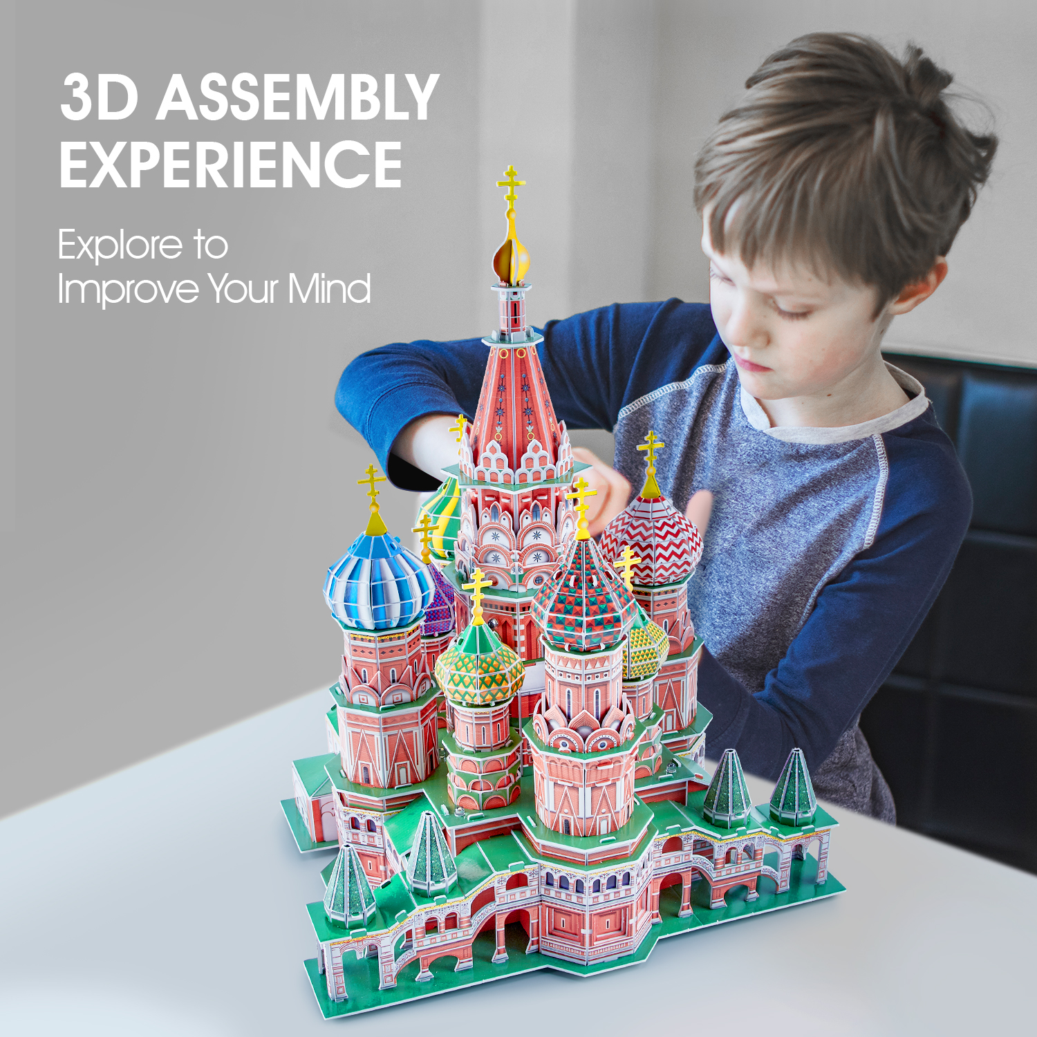 Пазл CubicFun Русская архитектура с Led свет 3D - фото 10