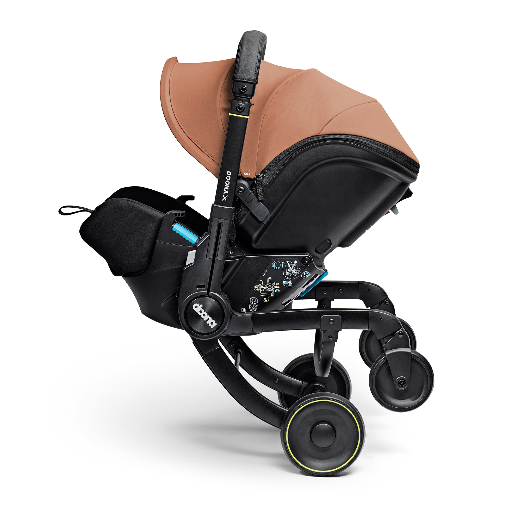 Автокресло Doona Doona X, цвет: Terracotta Isofix 0 (0 -13 кг) коричневый - фото 26