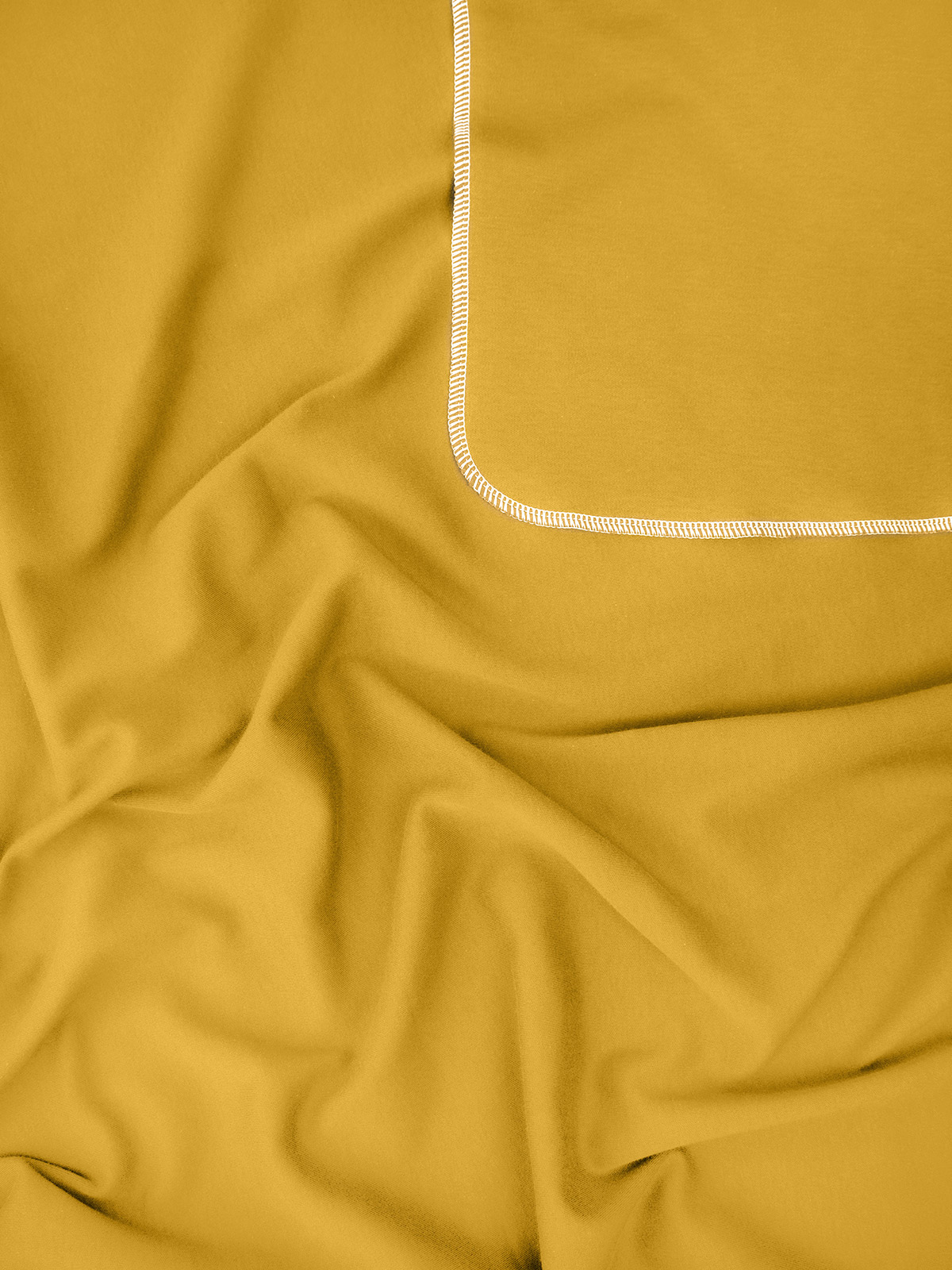 Пелёнка Mjolk Mustard трикотаж 85х120 см - фото 3