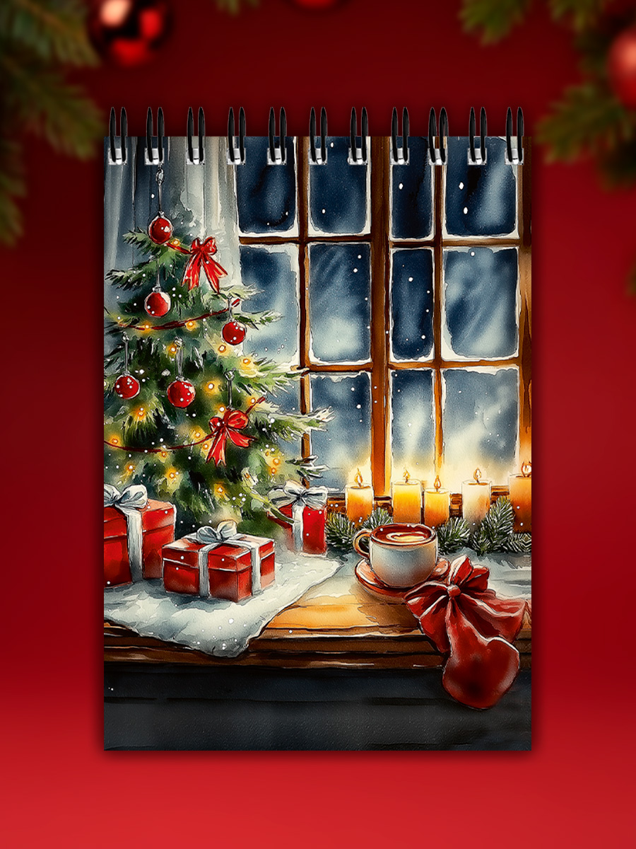 Блокнот Prof-Press Новогодние картинки 32 лист. - фото 13