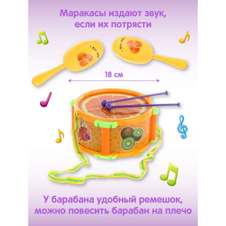 Игрушка музыкальная Veld Co барабаны, маракас