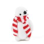 Подвеска ёлочная ё Пингвин в шарфике в ассортименте