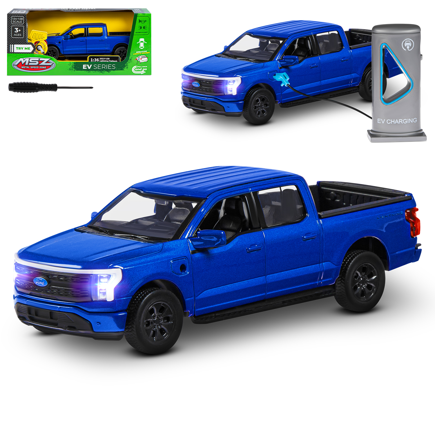 Пикап AUTODRIVE Ford F 150 1:36 JB1251680 - фото 6