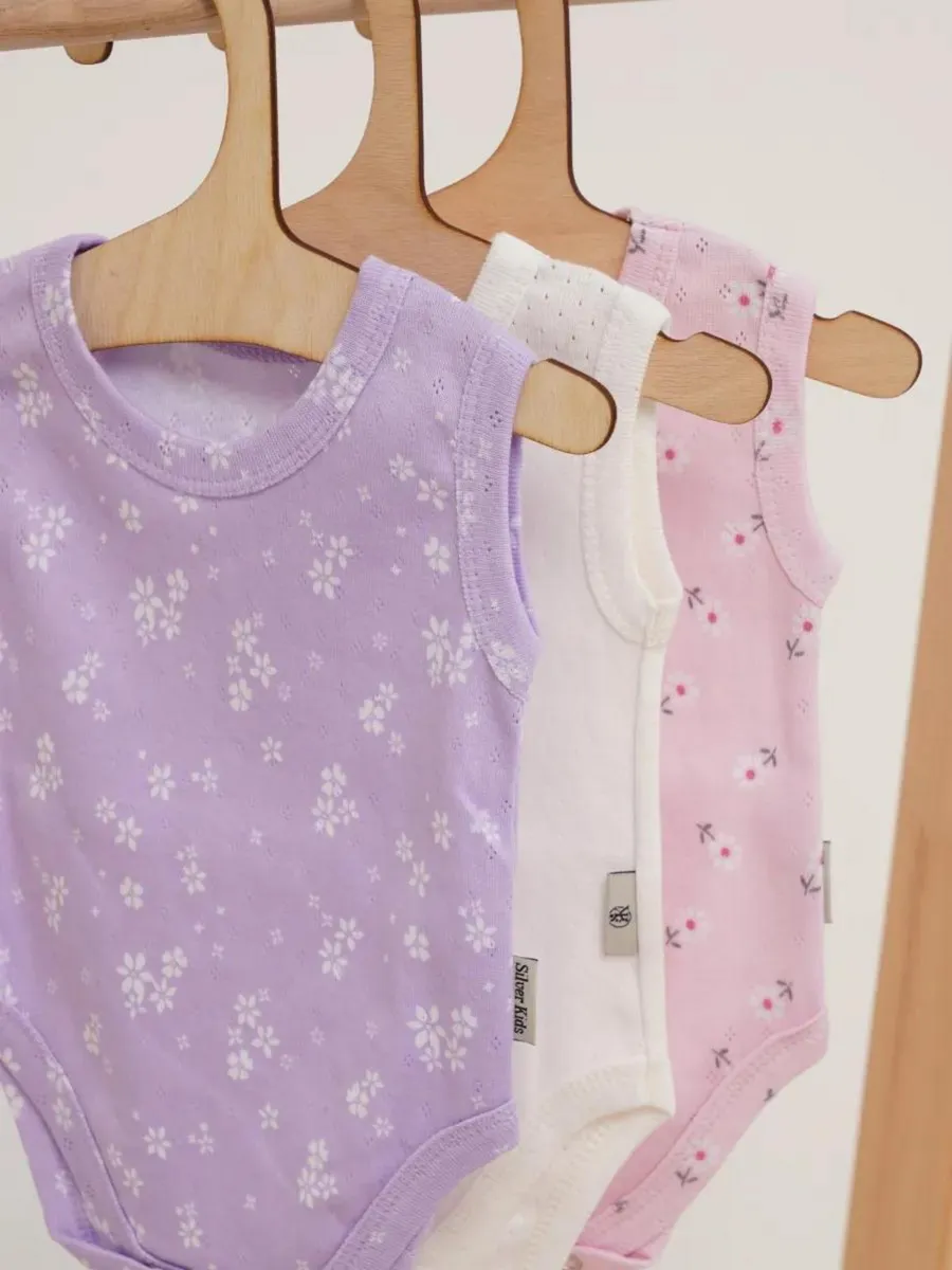 Боди 3 шт Супер Пупс нбр/3пр/бодимайка/сиренрозкрем/трансфрибана - фото 8