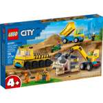 Конструктор LEGO City Trucks and Wrecking Ball Crane блочный