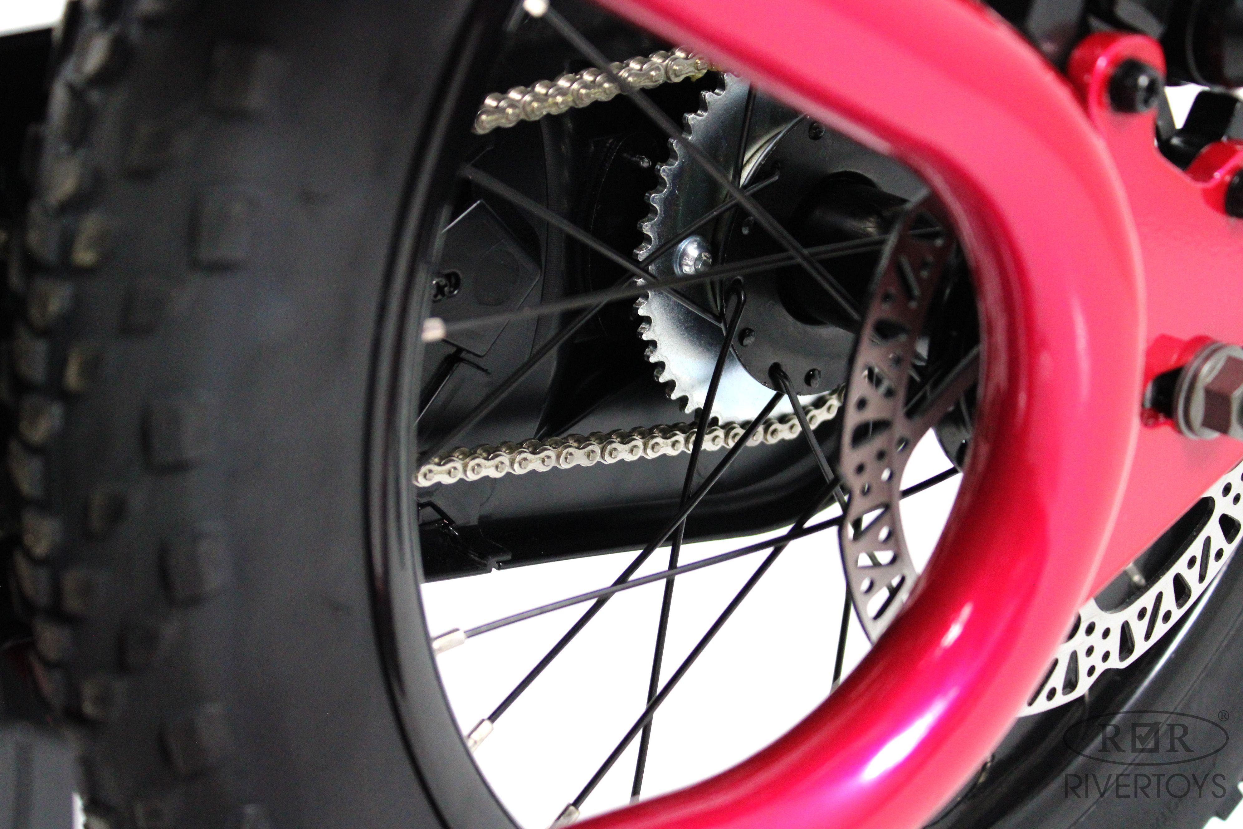 Электромотоцикл RIVERTOYS A001AA-MOTO-VIOLET - фото 13