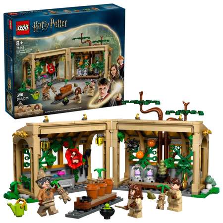 Конструктор LEGO Harry Potter Замок Хогвартс Урок гербологии блочный
