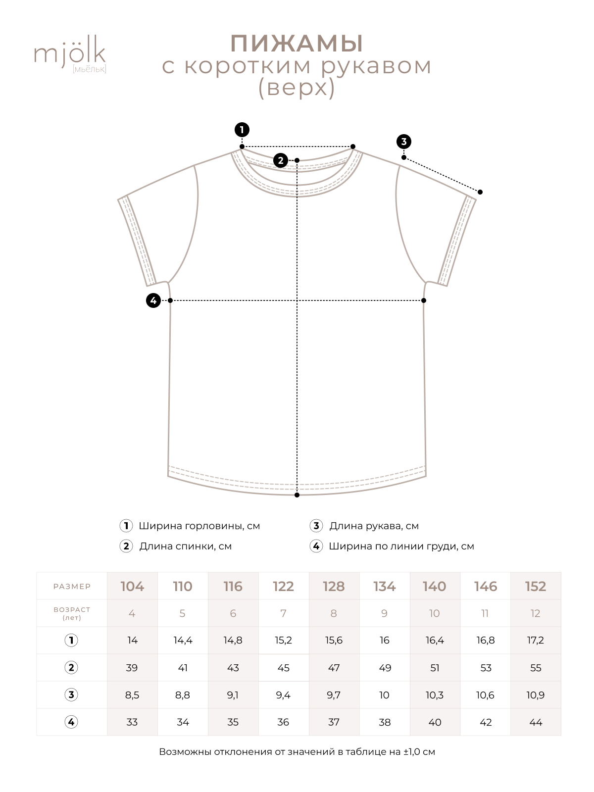 Пижама Mjolk 9592249 - фото 10