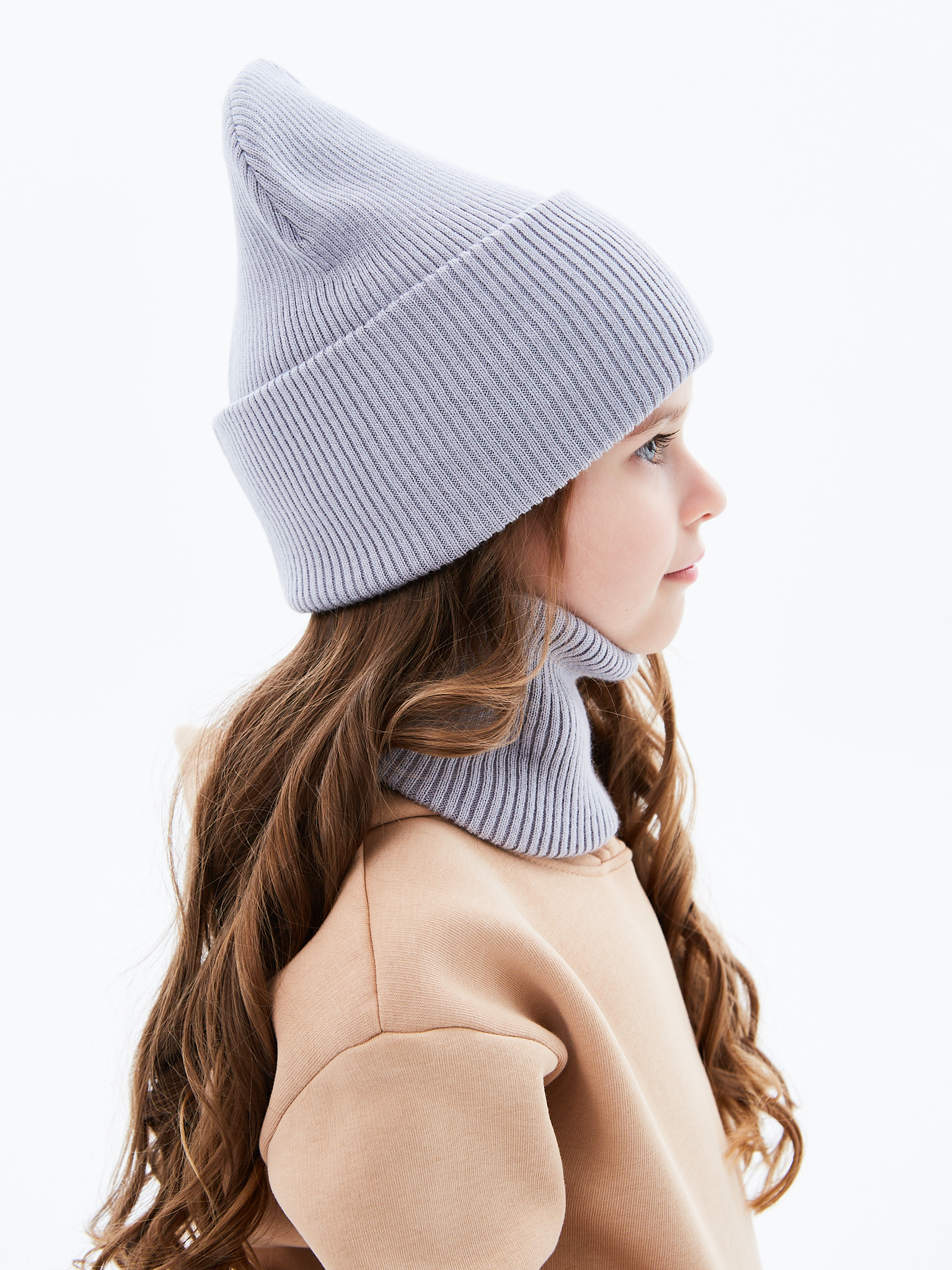 Шапка и снуд KUBRIO KU-H-52-lopata-LgreyG - фото 10