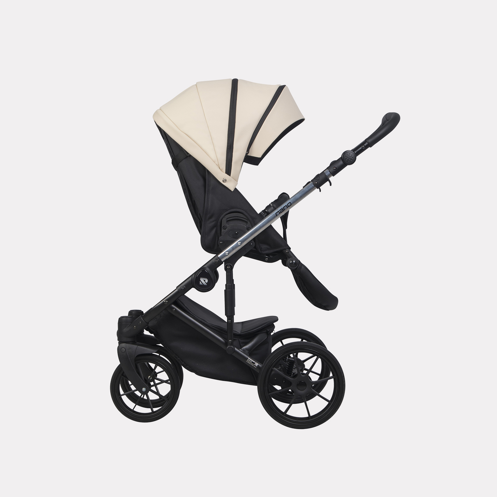 Коляска 2в1 Riko Nano Thermo Ecco бежевый - фото 8