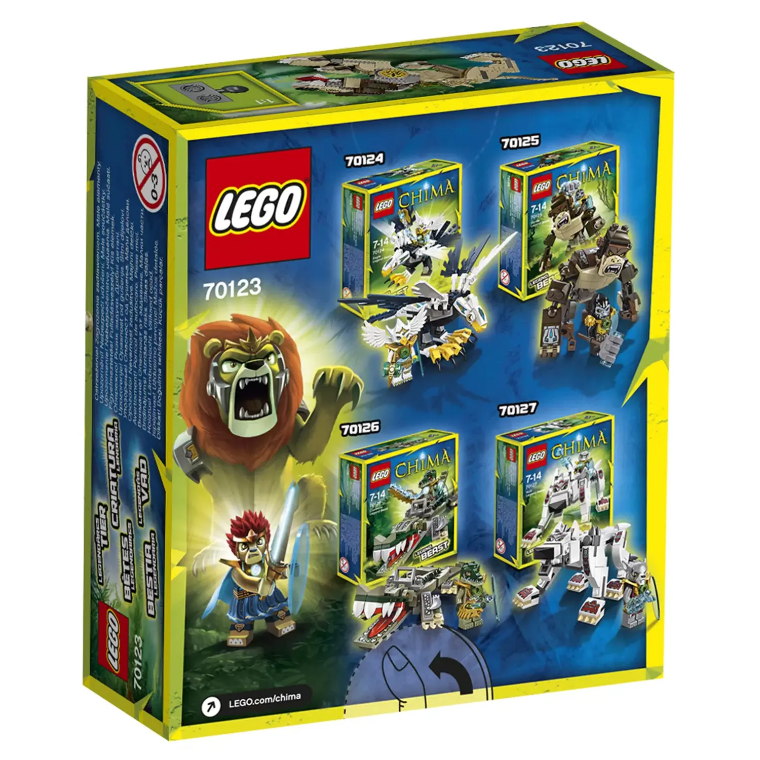 Конструктор LEGO Legends of Chima 70123 114 дет. - фото 5