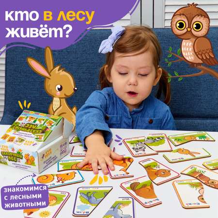 Пазл Evotoys Сказочный лес деревянный