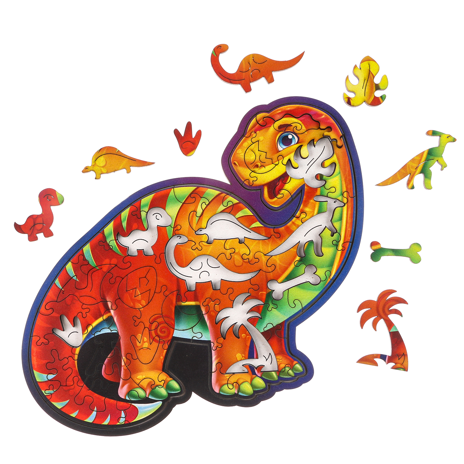 Пазл Лесная мастерская деревянный - фото 2