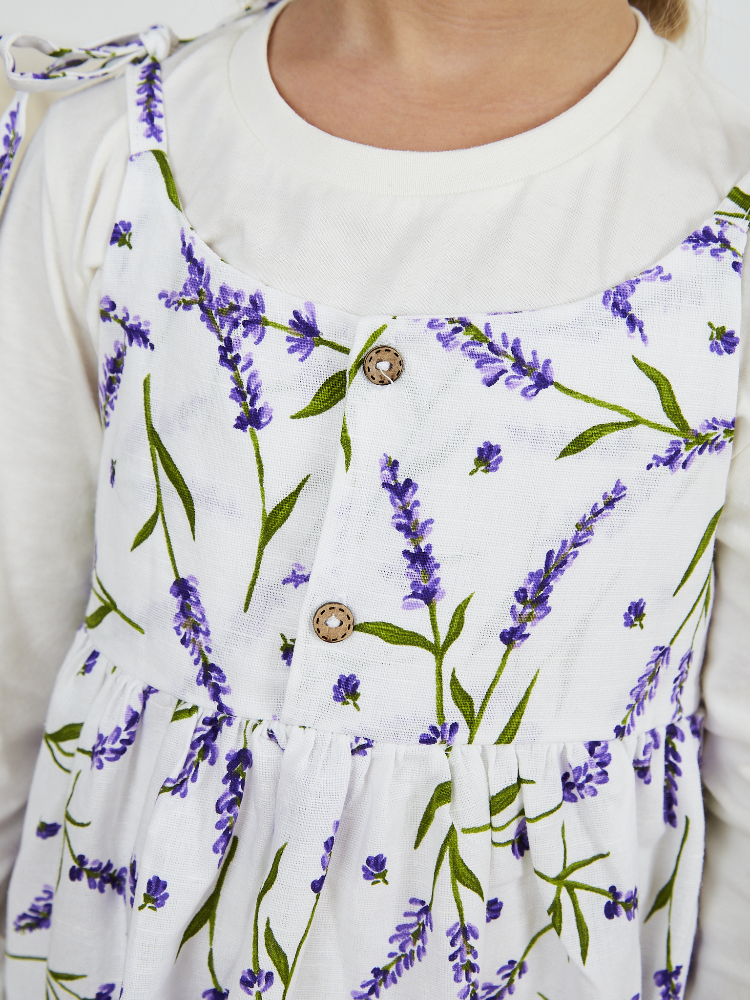 Сарафан MOUN сарафан_девочки_лаванда.бел - фото 6