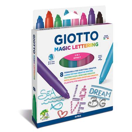 Фломастеры GIOTTO 8 цв.