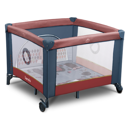 Игровой манеж Lionelo Lene Blue Cobalt Red