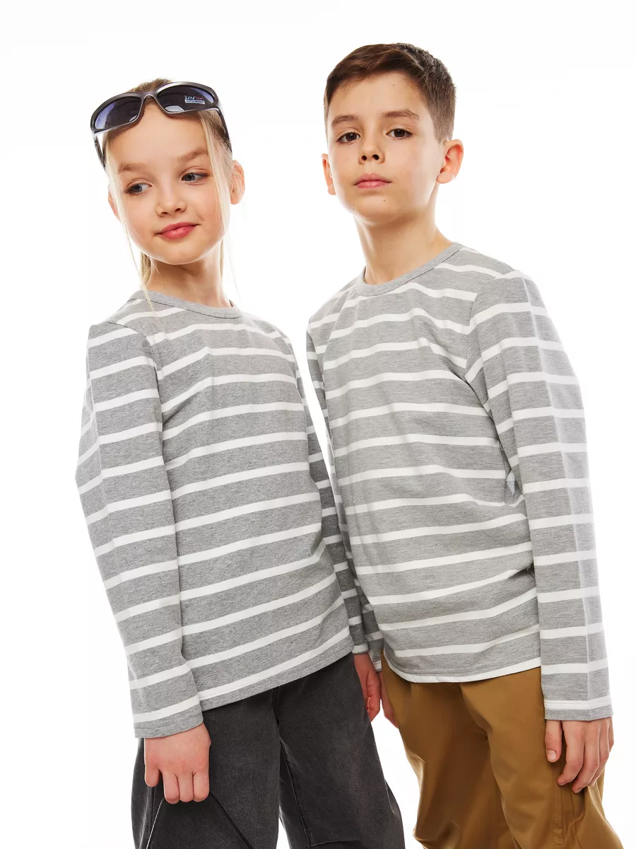Лонгслив Locality Kids ФТ008/gray - фото 3