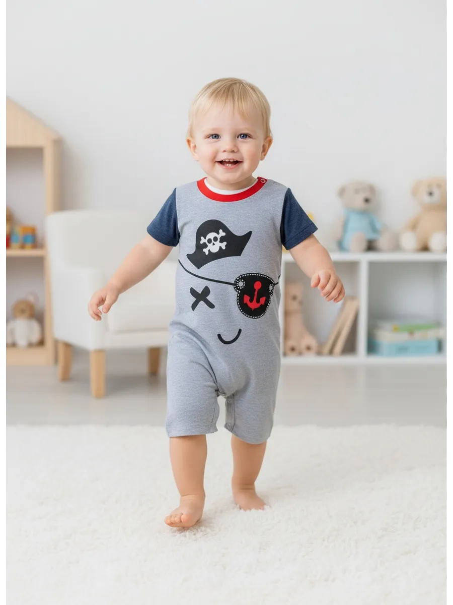 Песочник Linas baby 836-9G-Серый-Меланж - фото 4