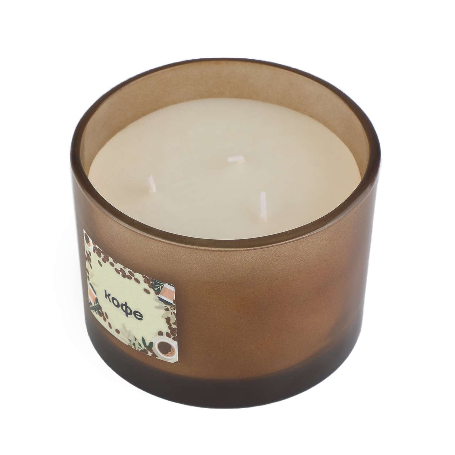 Свеча ё 3 фитиля в ассортименте - фото 3