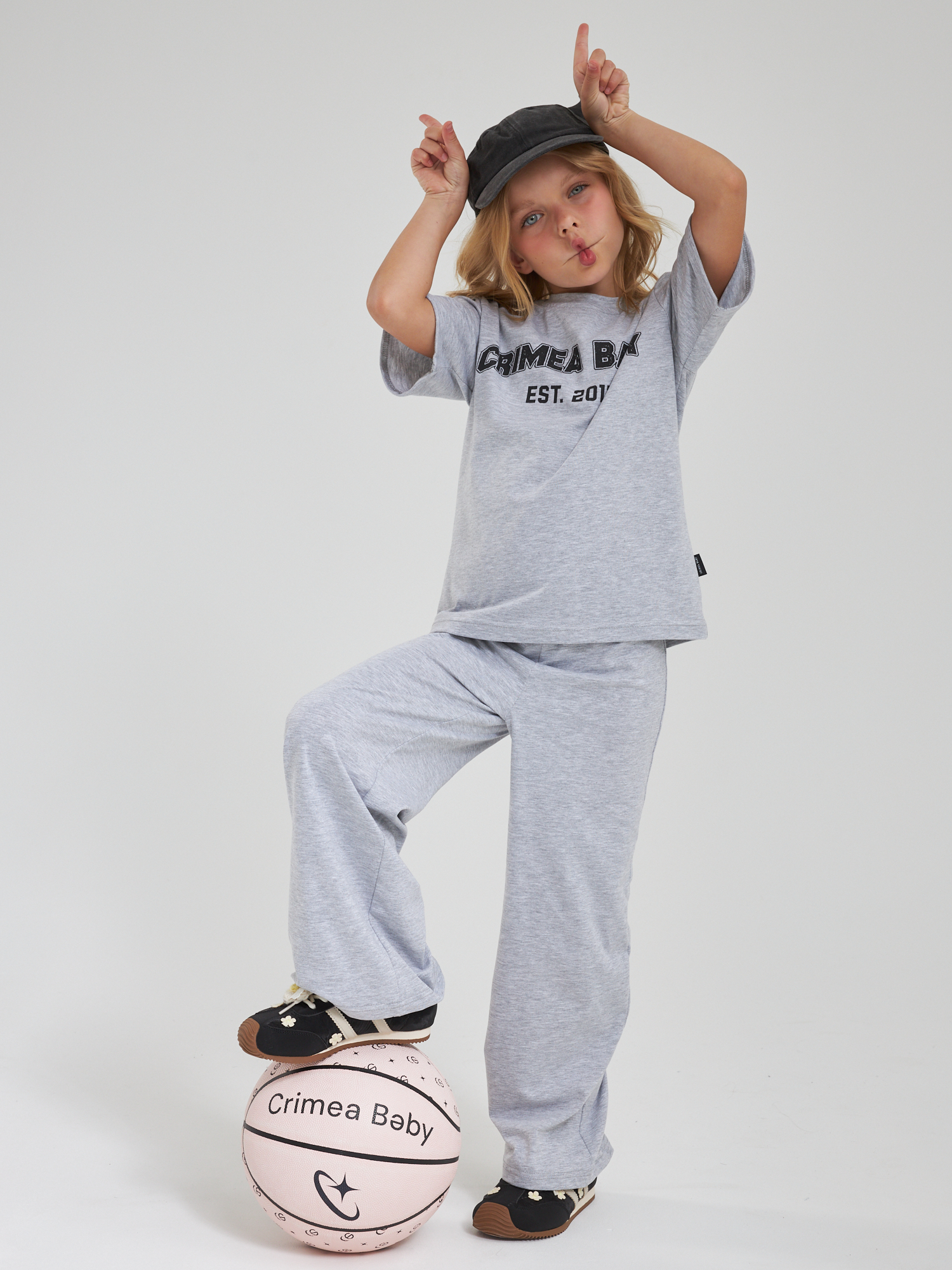 Футболка и брюки Crimea Baby Pants/grey - фото 10