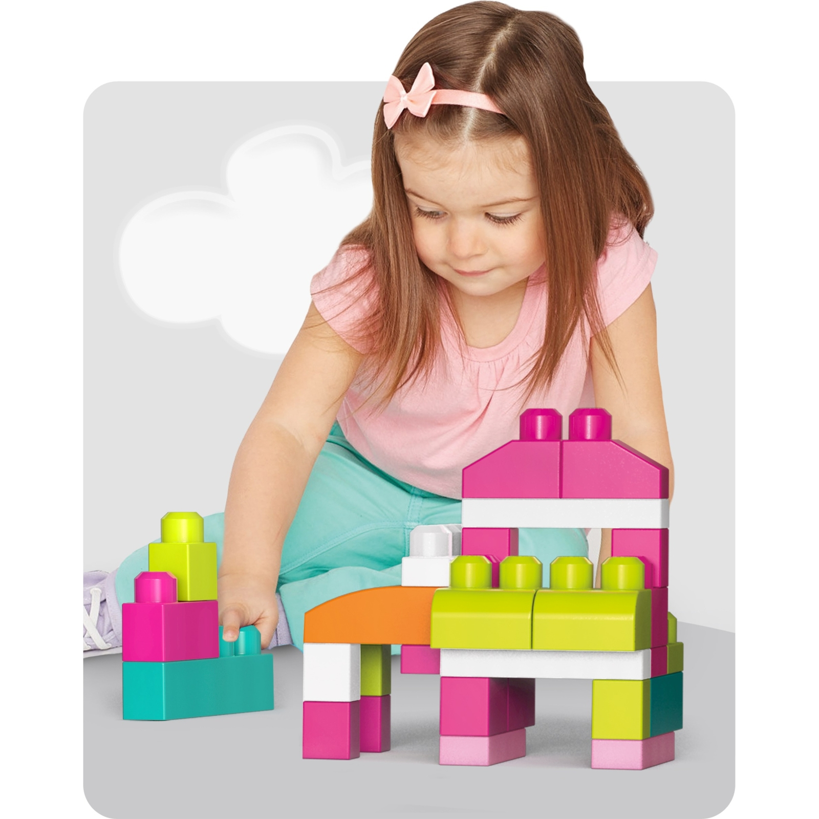 Конструктор Mega Bloks First Builders 60 дет. - фото 23