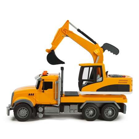 Машинка Mobicaro 1:14 Грузовик с эскаватором Красный 666-82P