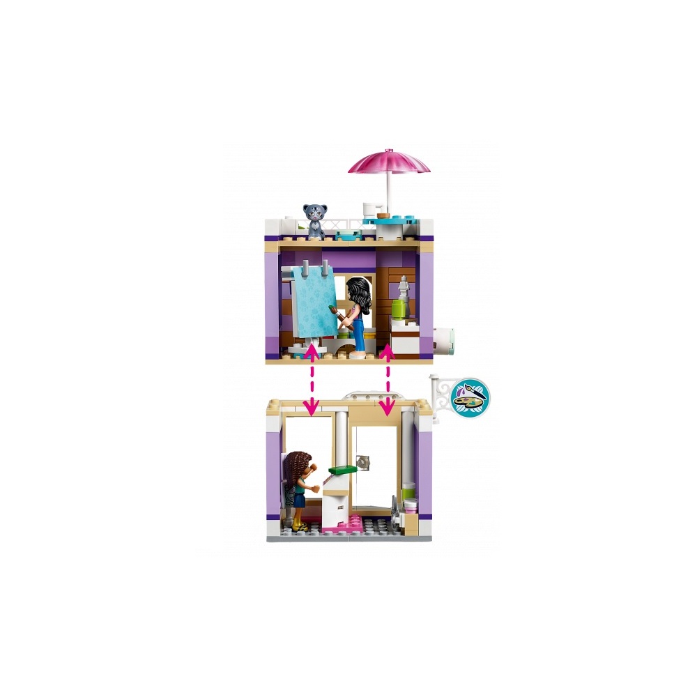 Конструктор LEGO Friends Художественная студия Эммы 225 дет. - фото 3