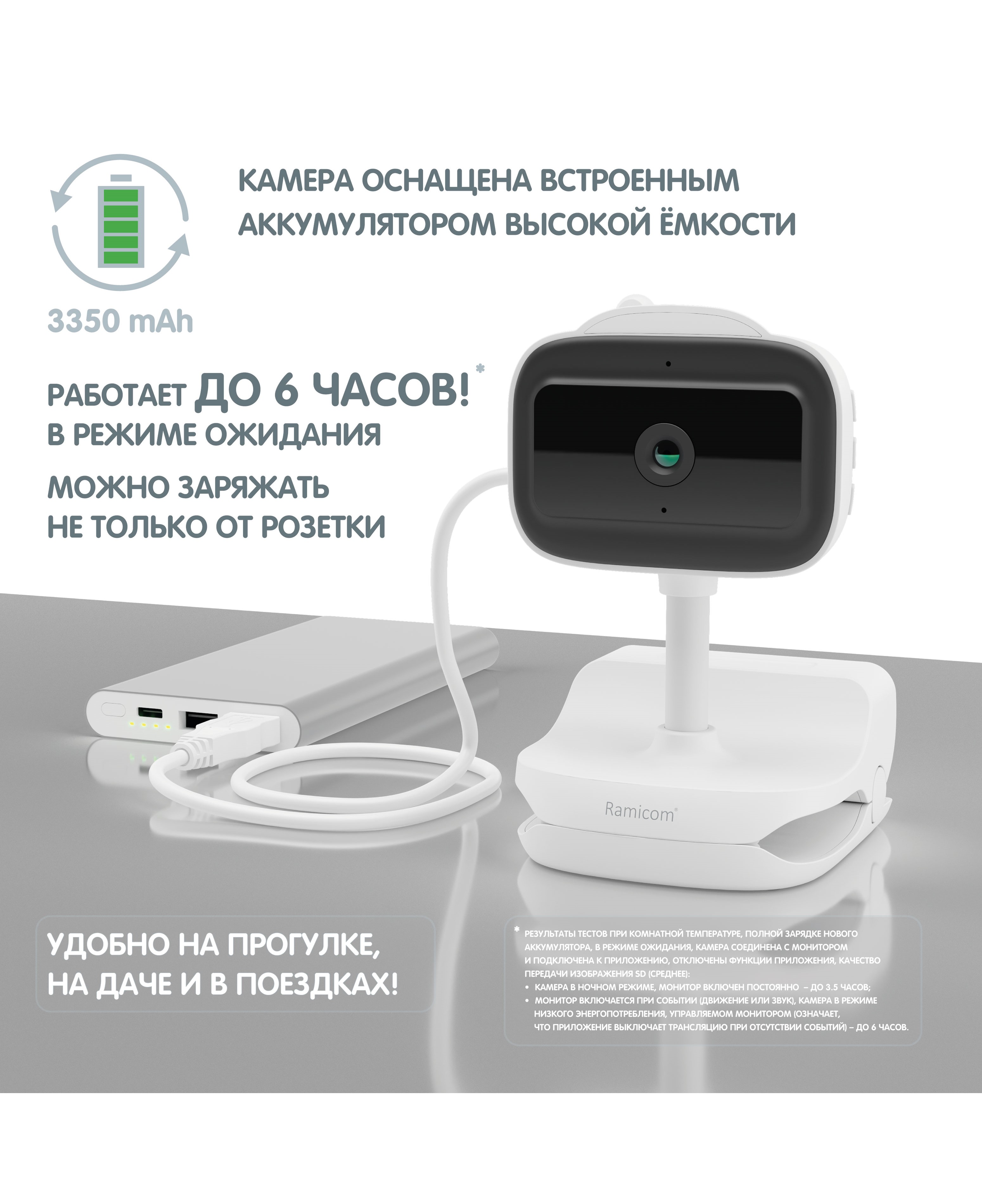 Видеоняня Ramicom VRC400X2 - фото 3
