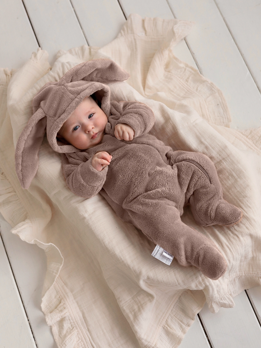Комбинезон Hello,Bunny /plushlyzay/кофейный - фото 2