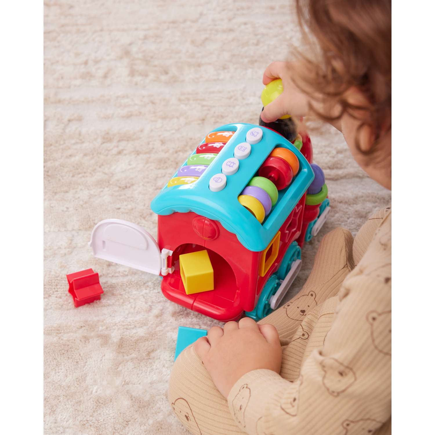 Игрушка BabyGo сортер Паровоз - фото 6